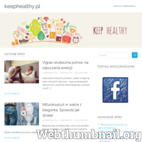 Keephealthy.pl to blog na którym staramy się doradzać w tematyce zdrowia, zachowania dobrej kondycji oraz pielęgnacji ciała. Nasze artykuły są dociekliwe i starają się dostarczać jak najwięcej informacji pomocnej dla czytelnika.