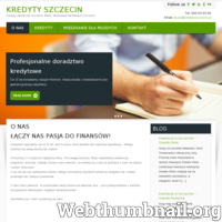 Kredyty Szczecin to serwis poświęcony kredytom bankowym. Na stronie dostępne są również informacje o takich zagadnieniach jak: doradcy kredytowi w Szczecinie, kredyty hipoteczne w Szczecinie, kredyty gotówkowe oraz kredyty dla firm. ./_thumb/kredytyszczecin.pl.png