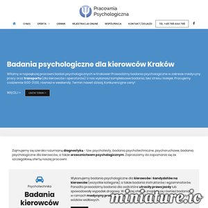 Psychotechnika Kraków: badania psychologiczne dla kierowców i operatorów. Psychotesty bez stresu i kolejek! Termin dziś. Biofeedback. ./_thumb/psycholog.kr.png