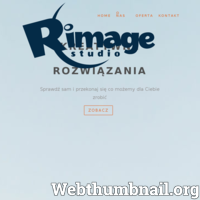 Firma Rimage jest studiem graficznym znajdującym się na północy kraju. W naszej ofercie znajdziecie państwo usługi wizualizacji produktów, produkcje filmów jak i animacji. Zajmujemy się również projektowanie identyfikacji wizualnej(logo, wizytówki, broszule, gadżety, papier firmowy, koperty, opakowania) jak i wszelkiego rodzaju duże formatu typu banery, plakaty.
Zapraszamy do współpracy. Dysponujemy  profesjonalnym sprzętem oraz wykwalifikowanymi specjalistami.
