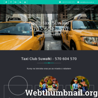 Zapraszam do skorzystania z usług - Radio Taxi Suwałki|Taxi Suwałki|Numer Taxi|Transfer na Lotnisko Warszawa, Kowno, Wilno|Numer taksówki ./_thumb/taxisuwalki.pl.png