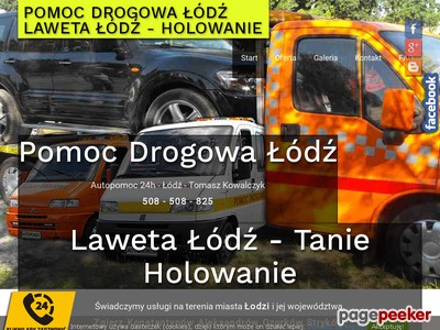 Pomoc Drogowa Łódź - Laweta - Tanie Holowanie. Całodobowa Autopomoc. Telefon 508-508-825. Tanie Holowanie 7 dni w tygodniu. Auto zastępcze z OC sprawcy.