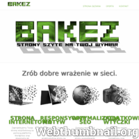 Zaprojektujemy Twoja stronę wizytówkową za pomocą platformy Wordpress. Dostosujemy Twoja stronę pod urządzenia mobile. Dostosuj stronę pod znane wyszukiwarki. ./_thumb/www.bakez.pl.png