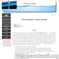 Cięcie wodą - przegląd nowoczesnej technologii cięcia materiałów. Porównanie cięcia wodą z innymi technologiami. ./_thumb/www.ciecie-woda.c0.pl.png