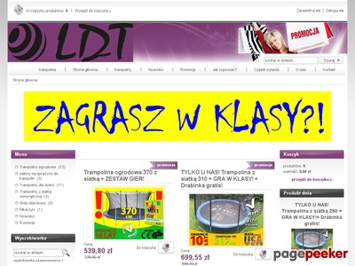 Naszą działalność rozpoczęliśmy w 1999 roku. Przez wiele lat konsekwentnie budowaliśmy pozycję krajowego lidera rynku, stale wzbogacając ofertę o nowe produkty. W 2011 roku uruchomiliśmy nasz pierwszy sklep internetowy, zdobywając kolejne doświadczenie i rozszerzając obszar działania. Zajmujemy się głównie sprzedażą różnego rodzaju trampolin ogrodowych, trampolin dla dzieci oraz sprzedażą akcesoriów do nich. Zadowolenie naszych Klientów jest dla nas sprawą najważniejszą, dlatego też dokładamy wszelkich starań, aby zamówienia były realizowane błyskawicznie, a oferowany towar był najwyższej jakości. Dzięki zaangażowaniu naszych fachowców, którzy chętnie udzielają porad, zakupy w naszym sklepie internetowym stają się czystą przyjemnością. Zapraszamy serdecznie do zapoznania się z naszą ofertą oraz do zakupów!