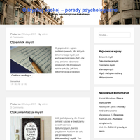 Blog, gdzie można przeczytać porady psychologiczne przydatne dla każdego. Odnajdziemy tu odpowiedzi na pytania: jak zyskać spokój, odkryć siebie. Jak radzić sobie z lękami rodzącymi się w środku człowieka, oraz tymi z zewnątrz. Co daje słowo „ale”. Sposób na poruszanie się nie po schematach. Empiryzm tworzy schemat, w przyszłości reagujesz wg niego, czy słusznie? Jak radzić sobie ze stresem, wiedza, co nam daje to, że się stresujemy. Czy wolno nie myśleć negatywnie? Jak najbardziej, powinno się je zastępować pozytywnym myśleniem. Odpowiedź po co i jak dokładnie to zrobić jest na blogu odzyskaj.eu. Teksty pisane prostym językiem, czyta się je łatwo i przyjemnie. ./_thumb/www.odzyskaj.eu.png