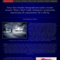 Studio fotograficzne i wizażu Poza i Styl zajmuje się fotografią studyjną oraz plenerową. Wykonujemy zdjęcia ślubne do chrztu, komunii oraz inne okolicznościowe, reportażowe i reklamowe. Wykonujemy profesjonalne portfolio fotograficzne na potrzeby agencji mody i mediów. W studio wizażu prowadzona jest indywidualna nauka makijażu oraz nauka wizażu. Obsługujemy firmowe imprezy integracyjne event w zakresie makijażu dziennego i wieczorowego, fryzjerstwa, konsultacji stylistycznych oraz fotografii rodzinnej. Prowadzimy wypożyczalnię luster charakteryzatorskich. Przygotowujemy modelki i modeli do sesji fotograficznych i pokazów mody również w terenie. Wykonujemy także indywidualne sesje zdjęciowe w formie niespodzianki dla niej lub dla niego. Zdjęcia studyjne oprawiane są w albumy.