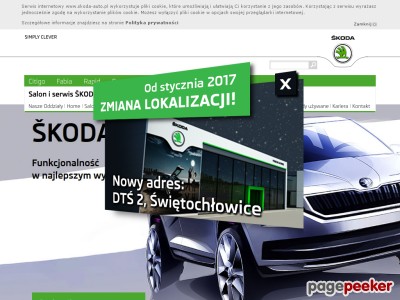 SKODA Porsche Katowice - autoryzowany salon i serwis marki Skoda w Katowicach. Aktualne cenniki, samochody nowe i używane, promocje, dane techniczne, prezentacje modeli, nowości ze świata Skoda na Śląsku! ./_thumb/www.skodakatowice.pl.png