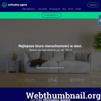 Wirtualny Agent - Biuro nieruchomości online. Zapraszamy do nas, gdzie znajdziecie atrakcyjne ogłoszenia nieruchomości do zakupu. 
Sprzedaż nieruchomości to nasza specjalność. Jeżeli chcecie sprzedać jakąś nieruchomość zwróćcie się do nas, 
a my umieścimy Wasze ogłoszenie w naszym biurze online i pomożemy Wam ją atrakcyjnie sprzedać. ./_thumb/www.wirtualnyagent24.pl.png