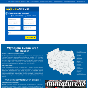 Gwarantujemy bezpieczny wynajem busów ! Busy na wynajem każdego dnia ! Zapewniamy komfortowy wynajem busów już dziś ! Oferujemy profesjonalny wynajem busów na terenie całej Polski. Zapraszamy !