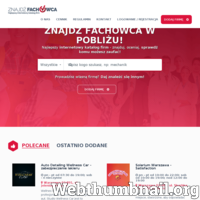 ZNAJDŹ FACHOWCA W POBLIŻU! Najlepszy internetowy katalog firm, spis firm - znajduj, oceniaj, sprawdź komu możesz zaufać! ./_thumb/znajdz-fachowca.pl.png