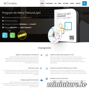 Proste rozwiązania przyciągają do siebie rzesze sympatyków. W tak zabieganych czasach intuicyjne i płynne korzystanie z urządzeń czy oprogramowania jest bardzo poszukiwane. Klient kupując produkt, nie ma czasu na czytanie i studiowanie instrukcji. Chce od razu działać i pracować. W taki sposób powstał program do wystawiania faktur FakturaLight 2020. Przedsiębiorcy są też zwykłymi konsumentami i w swoich firmach także poszukują prostych rozwiązań, takich jak: jedna licencja - wiele stanowisk, obsługa wielu firm, nieograniczony dostęp do danych dzięki bazie na serwerze, szybkie płatności za fakturę, mailowa wysyłka dokumentów, tłumaczenie na inne języki czy definiowanie własnych stawek VAT. Potrzebujesz więcej - sprawdź nas. Firma Complay zaprasza. ./_thumb1/fakturalight.pl.png