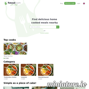 Fimeal.com to internetowa platforma marketplace na której kucharze mogą znaleźć klientów wśród okolicznych mieszkańców. Platforma umożliwia znalezienie szybko i łatwo, najlepszych lokalnych dań, potraw i posiłków w Twojej okolicy.