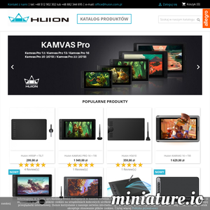 Sklep internetowy oraz stacjonarny z tabletami graficznymi i akcesoriami marki Huion. Kup urządzenia w najatrakcyjniejszych cenach na rynku!