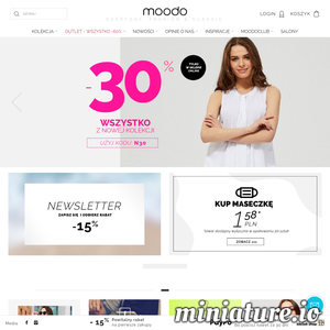 Moodo jest sklepem internetowym, który specjalizuje się w sprzedaży odzieży dla kobiet. W ich ofercie można znaleźć wiele ciekawych inspiracji odzieżowych oraz samych ubrań, które wyróżniają się nowoczesnym stylem. W sklepie dostępne są propozycje w wielu rozmiarach i krojach.