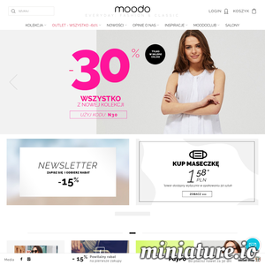 Sklep online - Moodo.pl mający w ofercie eleganckie kolekcje ubrań na wyjątkowe uroczystości. Modna odzież damska w niskich cenach: buty, czapki, koszule, kurtki, marynarki, bluzy, swetry. Uzupełnienie garderoby: apaszki, szale, rękawiczki, torby, czapki, okulary, portfele. Kultowe kolekcje wysokiego gatunku. Najnowsze trendy i ciekawe inspiracje by urozmaicić osobistą szafę. Moodo.pl – butik internetowy mający w ofercie zawsze aktualny magazyn: bestsellery, nowości, outlet, nowe kolekcje ubrań codziennych.