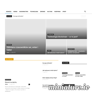 Strona zawiera wpisy opisujące wiele ciekawych tematów z różnych kategorii. Redaktorzy dzielą się wiedzą z zakresu technologii udzielają porad związanych z budownictwem czy opisują sport.