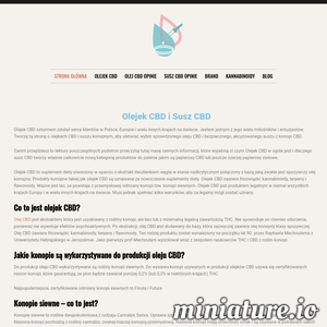 Blog o zdrowiu, wellness, wellbeing, prawie konopnym, konopiach siewnych i olejkach CBD Igora Kozaka. Rankingi, recenzje i opinie legalnych produktów konopnych: olejkach konopnych i suszu konopnego CBD różnych marek i producentów. Baza wiedzy o kannabinoidach oraz masa praktycznych porad i informacji o olejach CBD. Prawdziwe opinie o olejkach konopnych, bez wskazywania marki producenta. ./_thumb1/olejekkonopny.com.pl.png