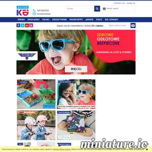 W sklepie Active Kid chcemy zaoferować Waszym dzieciom najlepsze jakościowo produkty. Stawiamy na selekcję towarów oraz fachową obsługę klienta. U nas możecie wybierać spośród kasków rowerowych takich firm, jak Kali, TSG czy Scootandride. Posiadamy najlepsze okulary przeciwsłoneczne dla dzieci marki Babiators. Do nawadniania najlepsze są bodony Camelbak, a na wycieczkę lunch box Yumbox. Świetnej rozrywki dostarczy Kendama – absolutna nowość na rynku. Do gry i zabawy nadadzą się puzzle Mudpuppy, układanki Janod i flamastry Ooly. ./_thumb1/www.activekid.pl.png