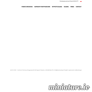 AutoCzok - najlepsza pomoc drogowa Opole! Szybka i profesjonalna pomoc drogowa. Dyżur 24h na dobę! Zaplecze techniczne potrzebne do sprawnego udzielenia pomocy i holowania pojazdów. Zapewniony samochód zastępczy.
