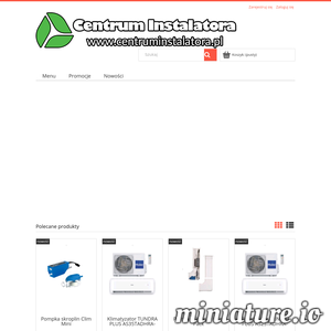 CentrumInstalatora.pl, sklep internetowy zapewniający zaopatrzenie każdego instalatora w artykuły z działów klimatyzacji, wentylacji oraz chłodnictwa ./_thumb1/www.centruminstalatora.pl.png