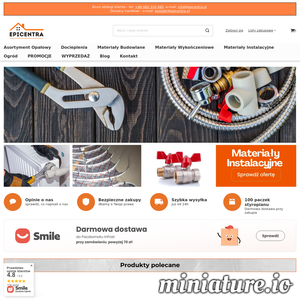 Epicentra.pl to internetowy sklep instalacyjny, który dostarcza komponenty niezbędne do budowy wydajnych systemów wodnych, grzewczych i kanalizacyjnych. Asortyment obejmuje rury, kształtki, zawory, filtry, akcesoria montażowe oraz materiały termoizolacyjne. Dzięki wysokiej jakości produktów, bogatej ofercie i profesjonalnemu doradztwu sklep jest cenionym partnerem instalatorów i inwestorów z całego kraju.