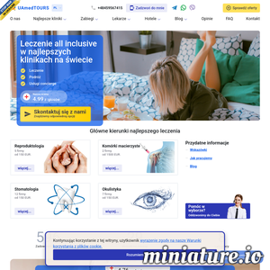 UaMedTours to firma założona przez lekarza z 19-letnim doświadczeniem i eksperta ds. marketingu z 15-letnim stażem. Specjalizuje się w organizacji leczenia za granicą, oferując dostęp do renomowanych klinik w Ukrainie, Turcji, Gruzji, Albanii, Grecji, Słowacji, Meksyku, na Filipinach i w Kirgistanie. Zapewnia wsparcie w dokumentacji, transferach, zakwaterowaniu oraz opiekę tłumacza.